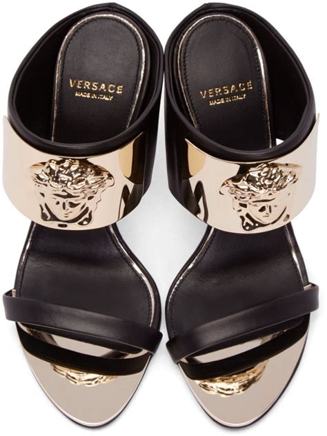 versace medusa porcelain|Versace Medusa detail round heels.